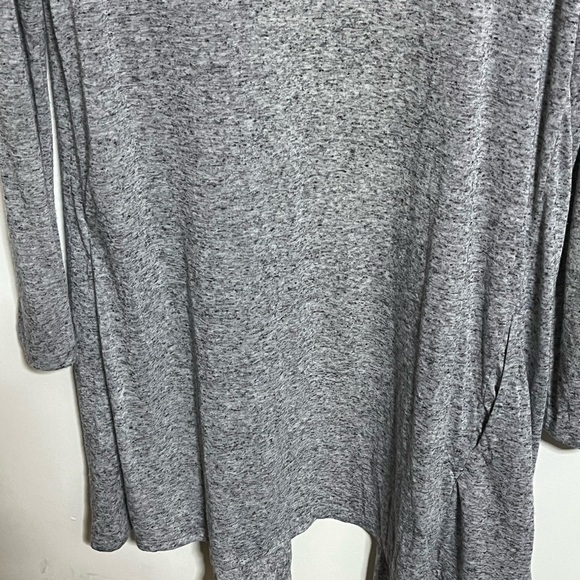 Carve Designs Gray Hooded Linen Blend Cardigan Jacket Sz Med - Picture 7 of 10